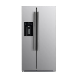 Forno 4-Piece Appliance Package - 36" Dual Fuel Range, 36" Refrigerator with Water Dispenser, Microwave Drawer, & 3-Rack Dishwasher in Stainless Steel