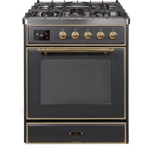 ILVE 30" Majestic II Series Gas Burner and Electric Oven Range with 5 Sealed Burners (UM30DNE3) - Ate and Drank