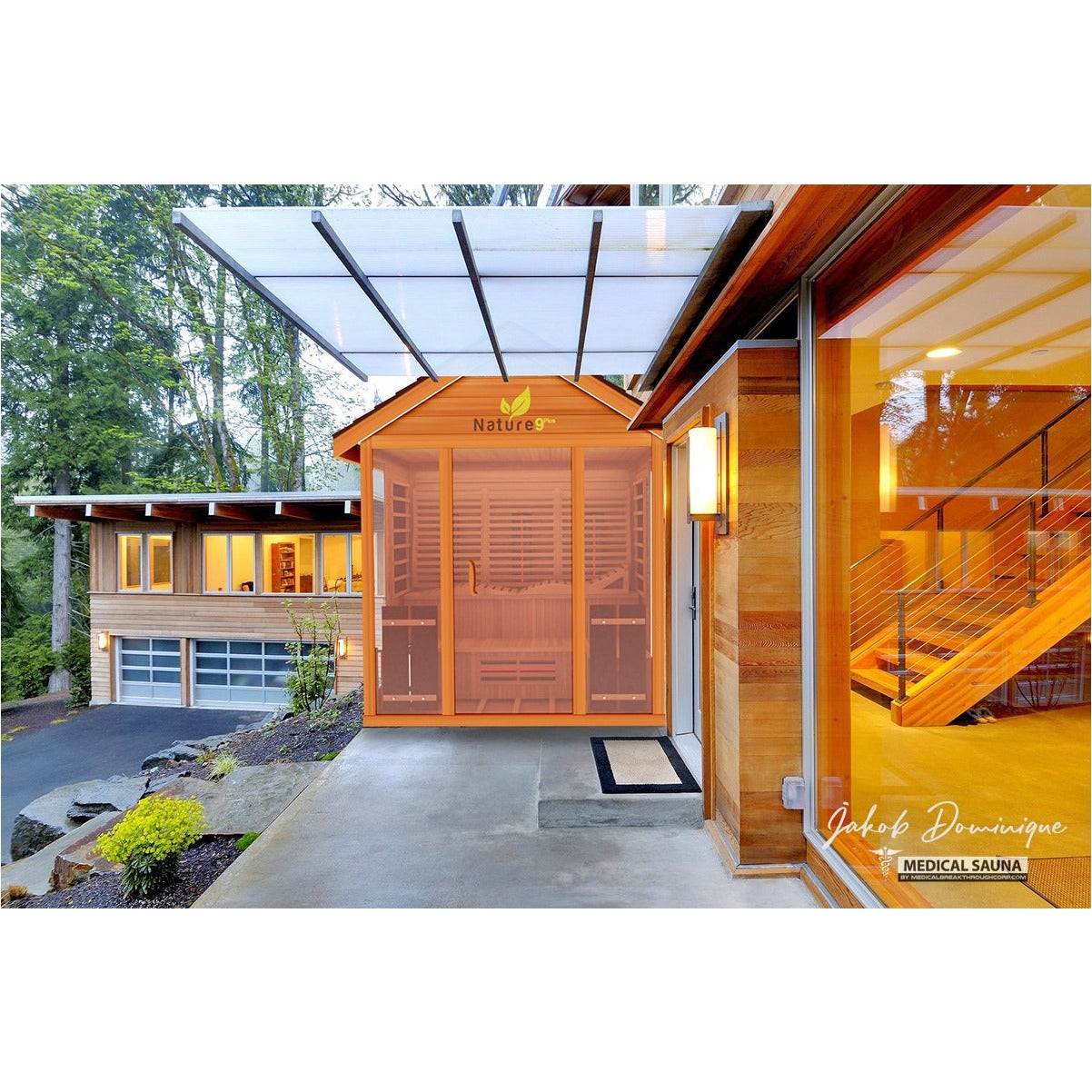 Medical Breakthrough 6 Person Nature 9™ Plus Outdoor Sauna