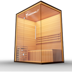 Medical Breakthrough 3 Person Traditional 7 ™ Steam Sauna - T7S