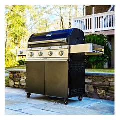 Saber Deluxe Black 4-Burner Gas Grill - R67CC1117
