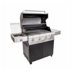 Saber Deluxe Black 4-Burner Gas Grill - R67CC1117
