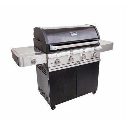 Saber Deluxe Black 4-Burner Gas Grill - R67CC1117