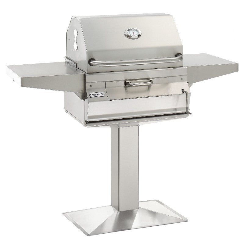 Fire Magic Grills Legacy Charcoal Patio Post Mount Grill - 22-SC01C-P6