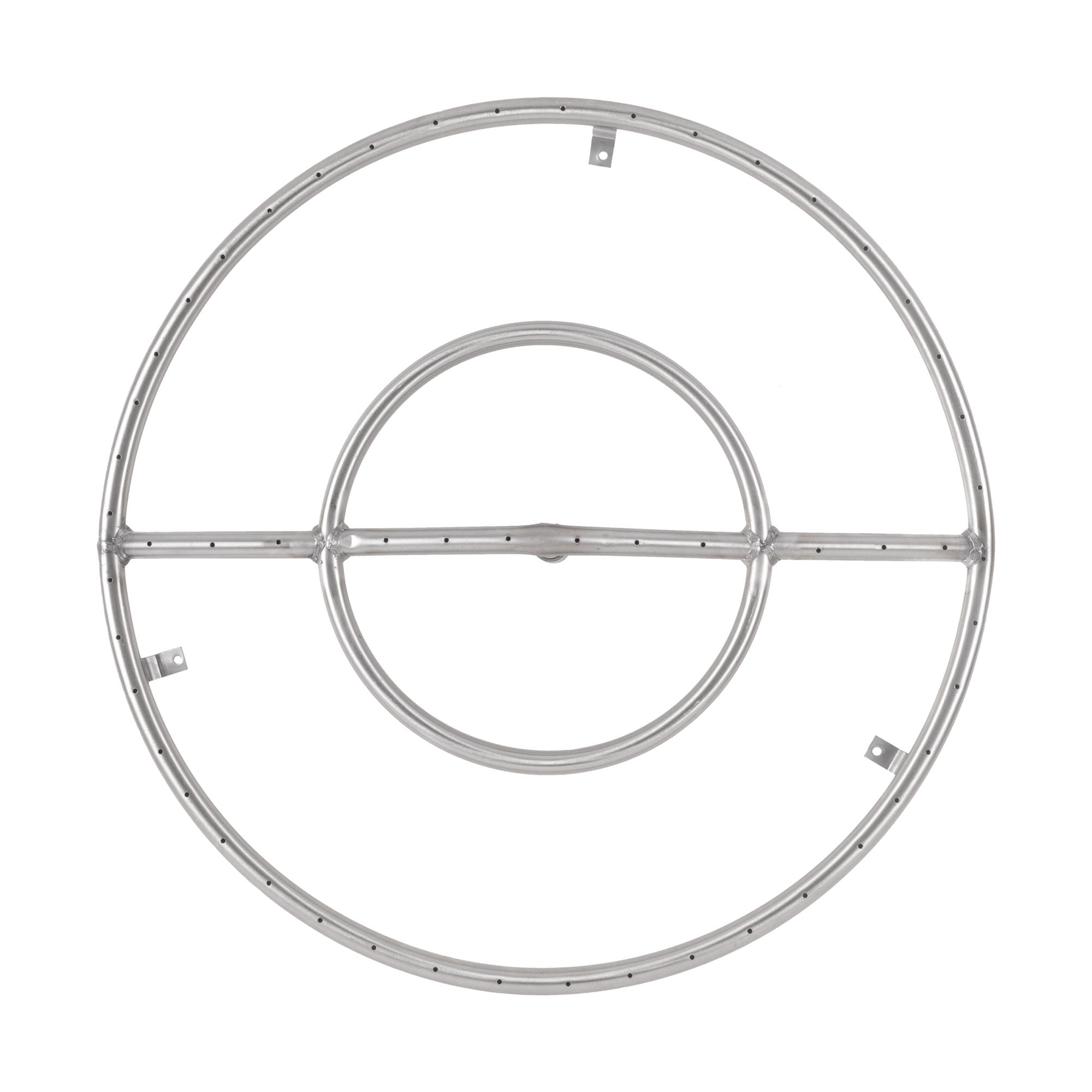 The Outdoor Plus ROUND STAINLESS STEEL BURNER - OPT-158-5