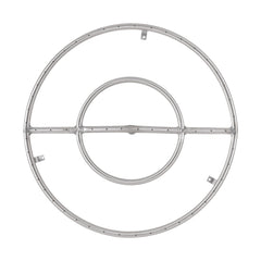 The Outdoor Plus ROUND STAINLESS STEEL BURNER - OPT-158-5
