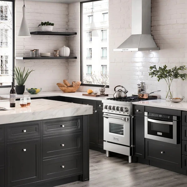 Convertible wall mount shop range hood