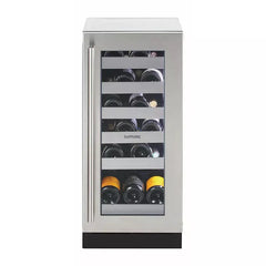 Sapphire 15" Single Zone Wine Cooler Indoor,  Wine Racks, Digital Control, LED Light, Compressor Cooling, Star-K Certification- SW15-SZ