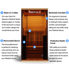 Medical Breakthrough Medical 5™ - Ultra Redlight Full Spectrum, 1 Person