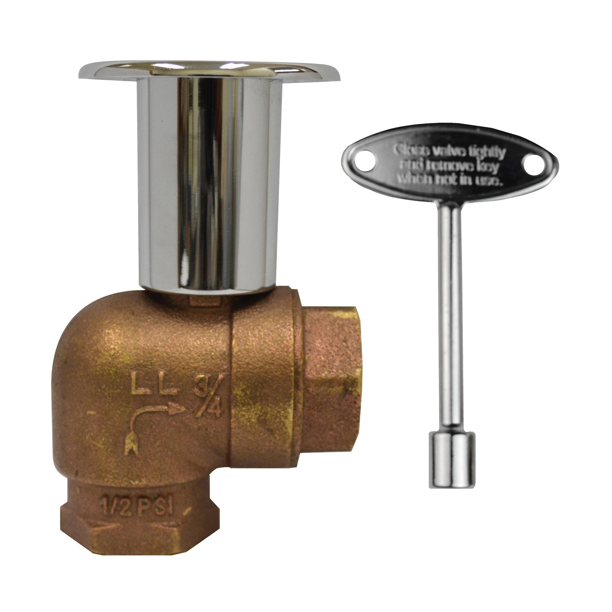The Outdoor Plus 3/4” FULL FLOW BALL VALVE WITH 90° BEND - OPT-35690