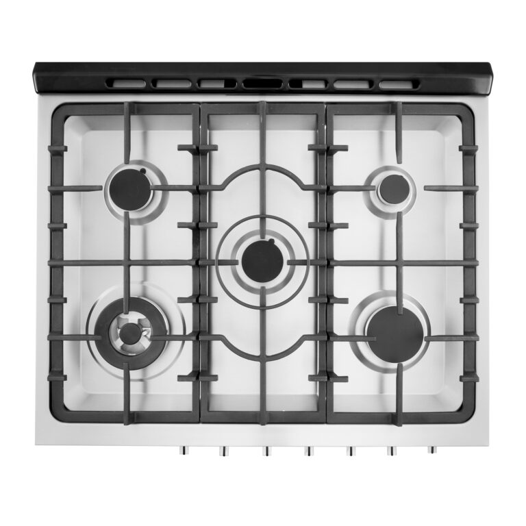 Cosmo 30" 5.0 cu. ft. Gas Range with Oven and 5 Burner Cooktop with Heavy Duty Cast Iron Grates in Stainless Steel - COS-305AGC
