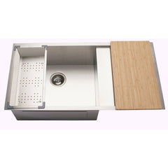 Alpha Special/Tray Handmade Undermount Zero-Radius Sink - HUT