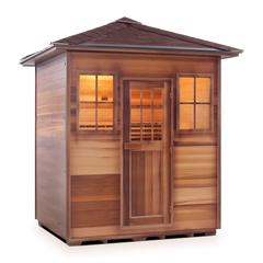 Enlighten MoonLight 4 Peak Outdoor Dry Traditional Sauna - T-16378