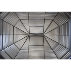 Sojag Charleston Solarium Wall Unit, 10 ft. x 13 ft. Dark Gray - 440-9163025