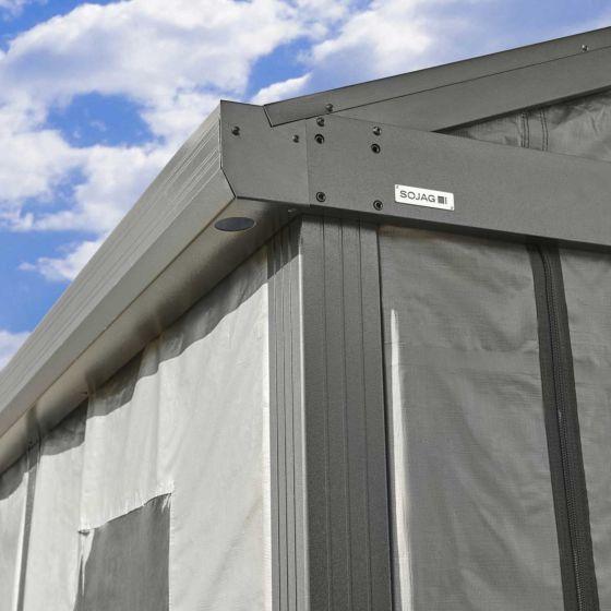 Sojag Samara Carport, 12 ft x 20 ft Dark Grey - 500-9165838