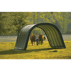 ShelterLogic Run-In Shelter Round, 12 ft. x 20 ft. x 8 ft. - 51341