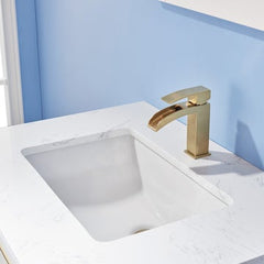 Altair Morgan 30" Single Bathroom Vanity Set with Stone Countertop