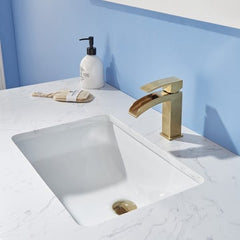 Altair Morgan 48" Single Bathroom Vanity Set with Stone Countertop