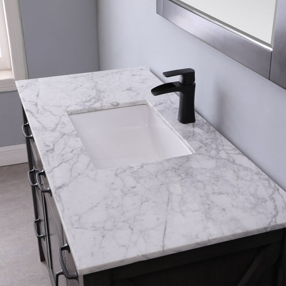 Altair Maribella 48" Single Bathroom Vanity Set with Marble Countertop