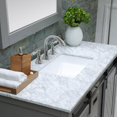 Altair Kinsley 48" Single Bathroom Vanity Set in Marble Countertop