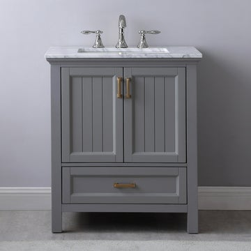 Altair Isla 30" Single Bathroom Vanity Set with Marble Countertop