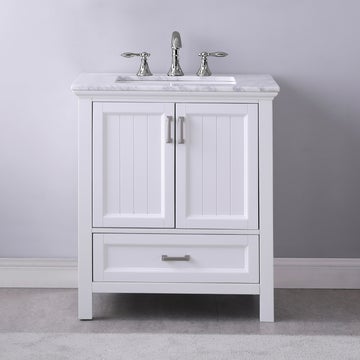 Altair Isla 30" Single Bathroom Vanity Set with Marble Countertop