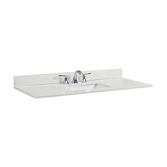 Altair 49" Single Sink Bathroom Vanity Countertop - Belluno in Milano White