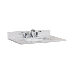 Altair 31" Single Sink Bathroom Vanity Countertop - Frosinone in Jazz White