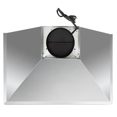 Cosmo 30" Ducted Wall Mount Range Hood in Stainless Steel with LED Lighting and Permanent Filters -  COS-63175