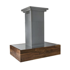 ZLINE 42" Remote Blower Ducted Designer Series Wooden Wall Mount Range Hood in Butcher Block (681W-RS-42-400)