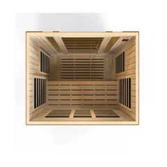 Dynamic 3 Person Low EMF Far Infrared Sauna, Bellagio Edition - DYN-6306-02