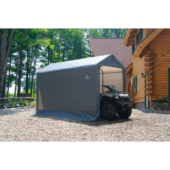 ShelterLogic Shed-in-a-Box® 6 ft. x 12 ft. x 8 ft. Gray - 70413