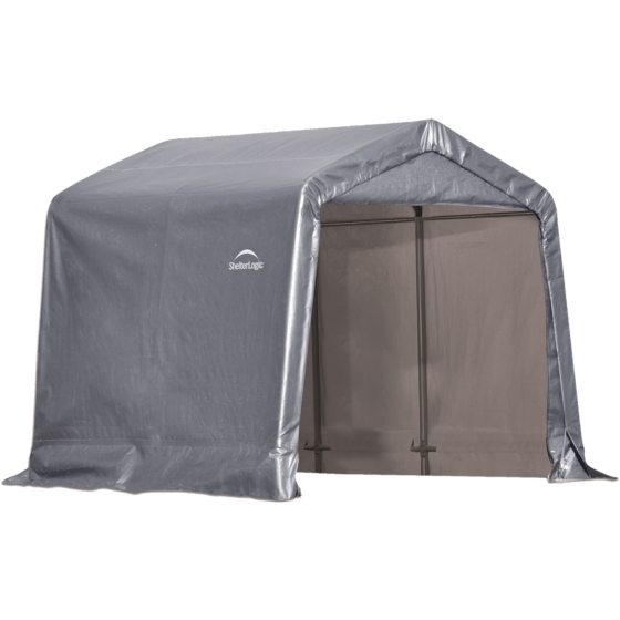 ShelterLogic Shed-in-a-Box® 8 ft. x 8 ft. x 8 ft. Gray - 70423