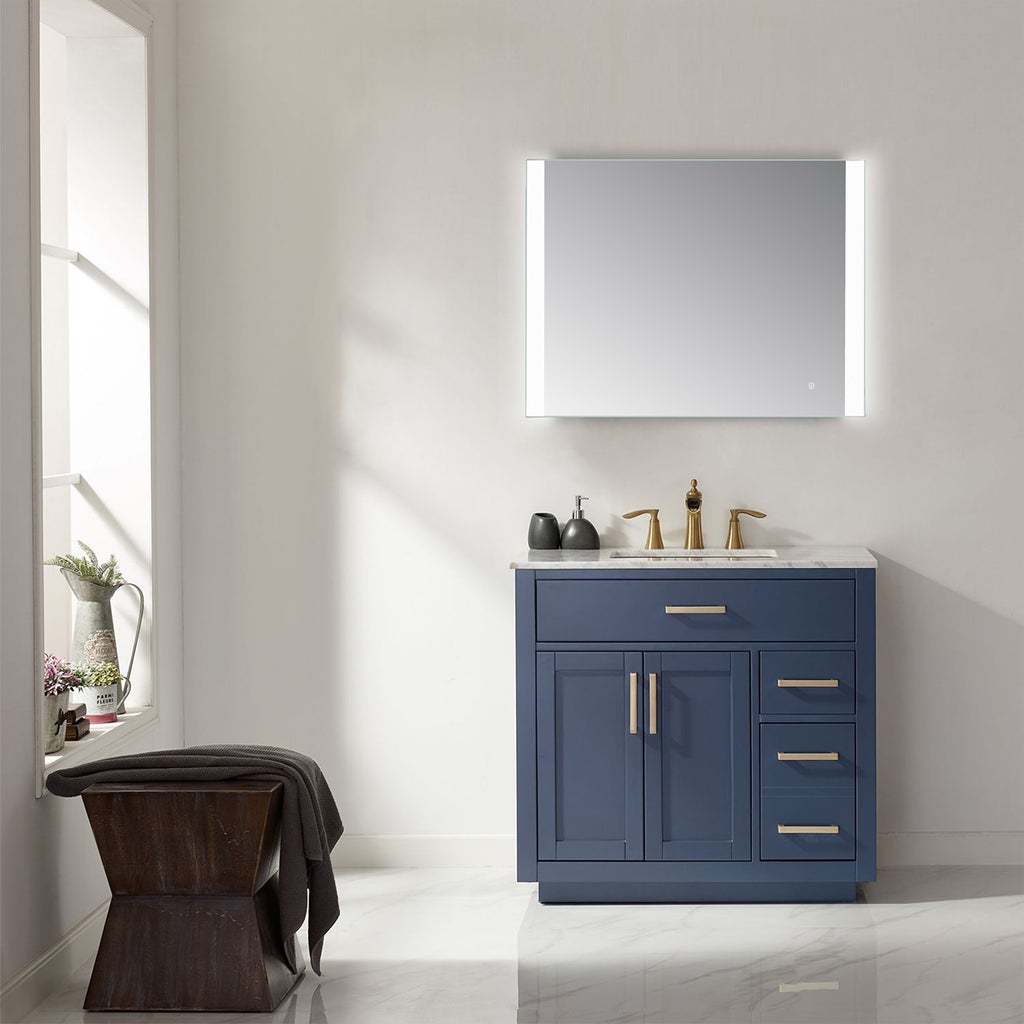Altair Rectangle LED Mirror - Modern Frameless Vanity Mirror - Cosenza