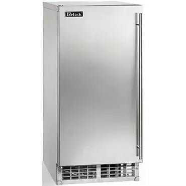 Perlick 15" Ice Maker, Stainless Steel Solid Door, ADA Cubelet with 80 lbs. Daily Ice Production - H80CIMS-A