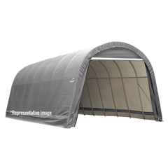 ShelterLogic ShelterCoat Custom Round Wind and Snow Rated Shelter, 8 ft. x 12 ft. x 8 ft. Standard PE 9 oz. - 7681