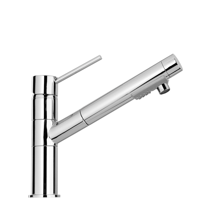 LaToscana 9 13/16" Pull-out Kitchen Faucet spout Rotates - 78-568
