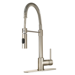 LaToscana 18 3/8" Single Handle Pull-out Spray kitchen Faucet Spout Rotates - 78-557PE