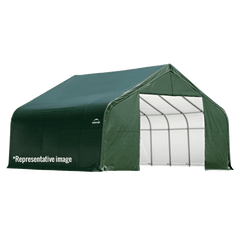 ShelterLogic ShelterCoat Custom Peak Shelter, 28 ft. x 28 ft. x 16 ft. Standard PE 9 oz. - 8605