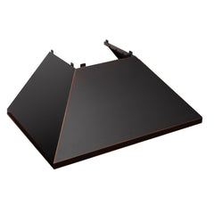 ZLINE Ducted ZLINE DuraSnow Stainless Steel® Range Hood with Oil Rubbed Bronze Shell (8654ORB)