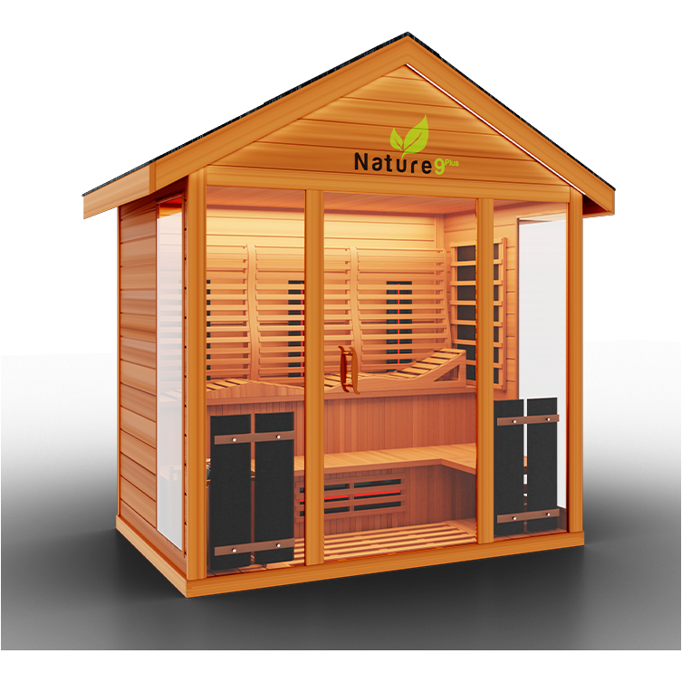 Medical Breakthrough 6 Person Nature 9™ Plus Outdoor Sauna