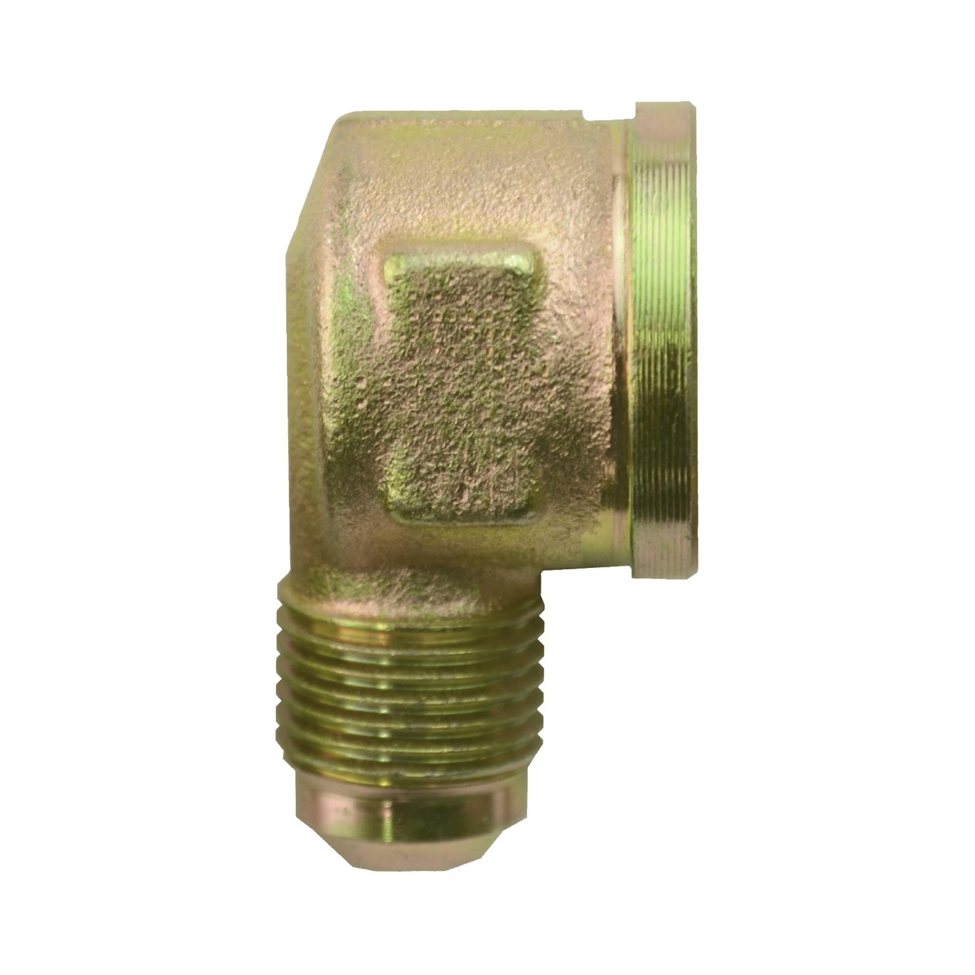 The Outdoor Plus 90° 3/8” MALE X 1/2 FEMALE – BRASS FITTING - OPT-903812