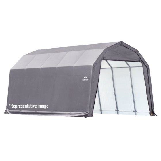 ShelterLogic ShelterCoat Custom Barn Shelter, 12 ft. x 28 ft. x 11 ft. Standard PE 9 oz. - 9025