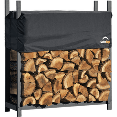 ShelterLogic Ultra Duty Firewood Rack with Cover, 4 ft. - 90474