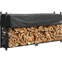 ShelterLogic Ultra Duty Firewood Rack with Cover, 8 ft. - 90475