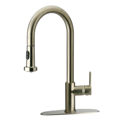 LaToscana 17 11/16" Single Handle Pull-down spray Kitchen Faucet Spout Rotates - 92-591LL