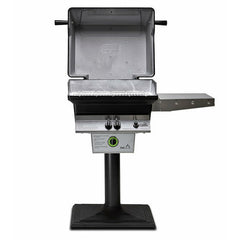 PGS T-Series T30 Commercial Cast Aluminum Natural Gas Grill With Timer On In-Ground Post - T30NG