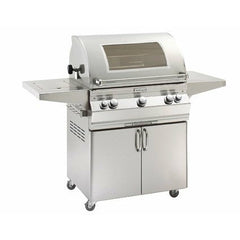 Fire Magic Grills Aurora 30 Inch Free-Standing Grill with Analog Thermometer and View Window - A660S-7EA-62-W