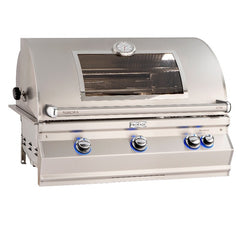 Fire Magic Grills Aurora 37 3/4 Inch Built-In Grill with Analog Thermometer and View Window - A790I-8A-W