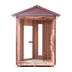 Enlighten  Outdoor Full Spectrum Infrared Sauna - RUSTIC 4C Peak